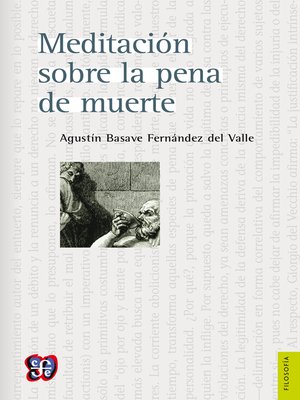 cover image of Meditación sobre la pena de muerte